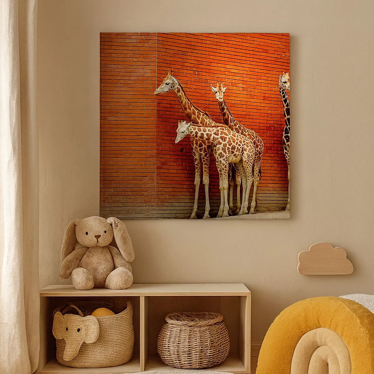 Impression sur toile - Image sur toile - Voyez-vous des acacias ? - 30x30 cm