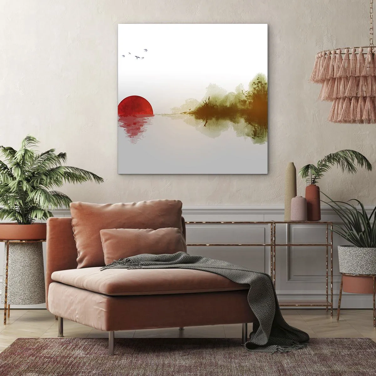 Impression sur toile - Image sur toile - Une promesse de paix - 40x40 cm