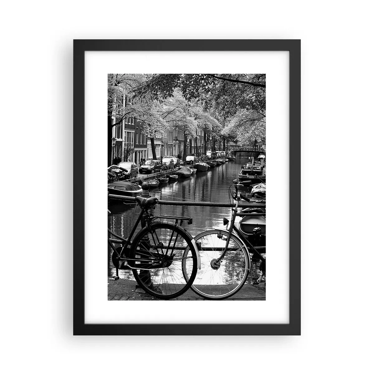 Affiche dans un cadre noir - Poster - Une vue très hollandaise - 30x40 cm