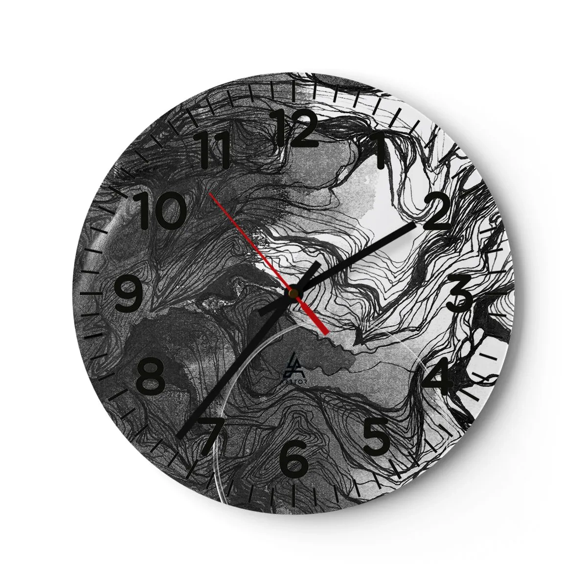Horloge murale - Pendule murale - Emmêlé dans les rêves - 40x40 cm