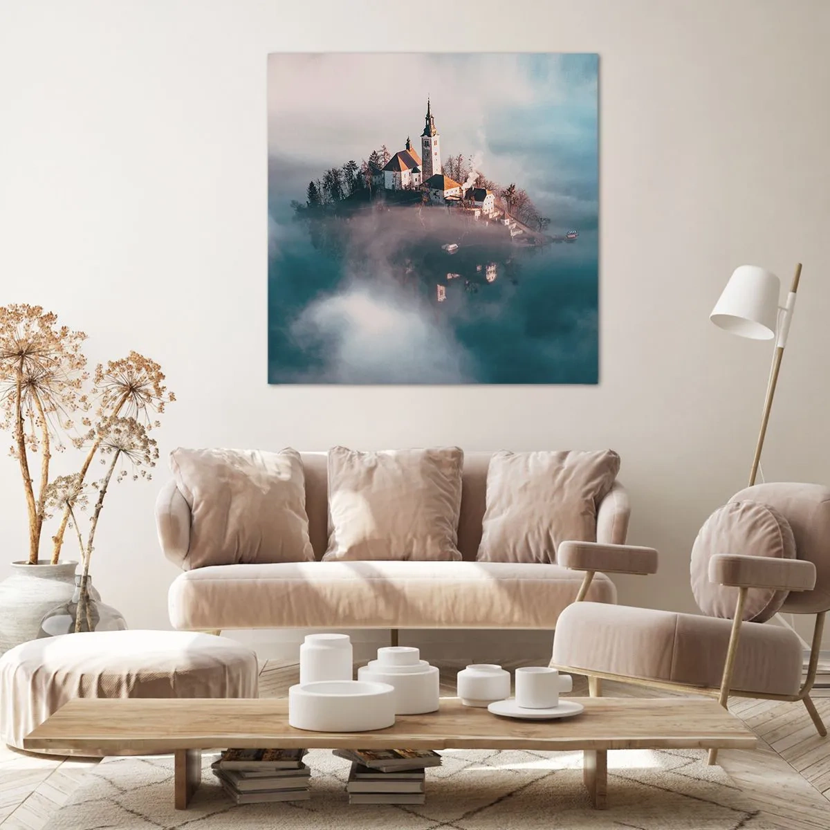 Impression sur toile - Image sur toile - Île de rêve - 40x40 cm