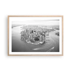 Affiche dans un chêne clair - Poster - Comment ne pas aimer ? - 70x50 cm