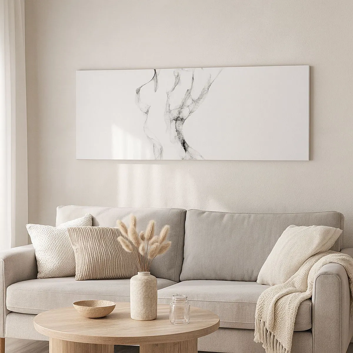 Impression sur toile - Image sur toile - Belle et forte - 100x40 cm