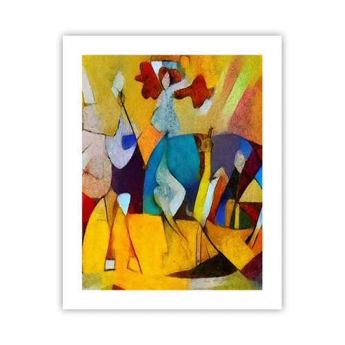 Affiche - Poster - Soleil - vie - joie - 40x50 cm