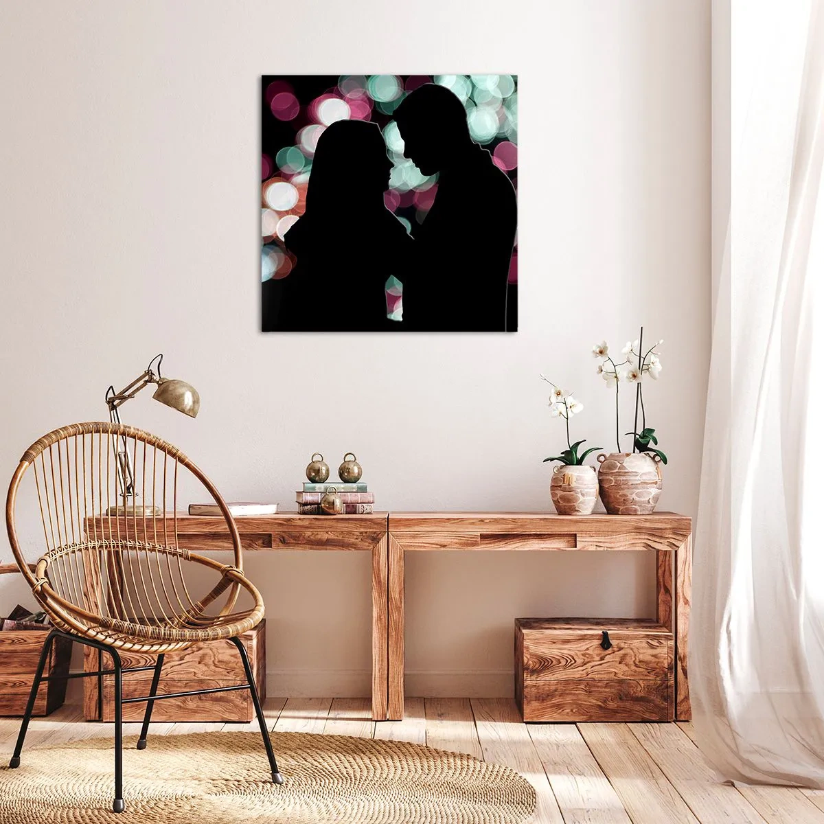 Impression sur toile - Image sur toile - Oui! - 50x50 cm