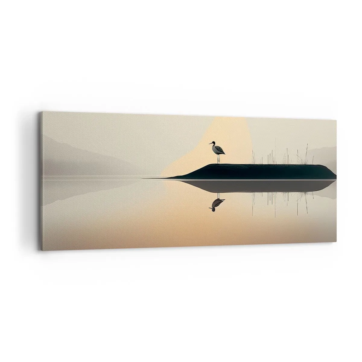 Impression sur toile - Image sur toile - Le seigneur du lac - 100x40 cm