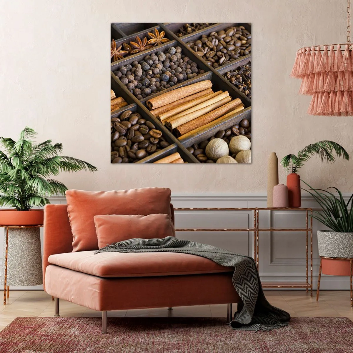 Impression sur toile - Image sur toile - Trésor d'arômes - 70x70 cm