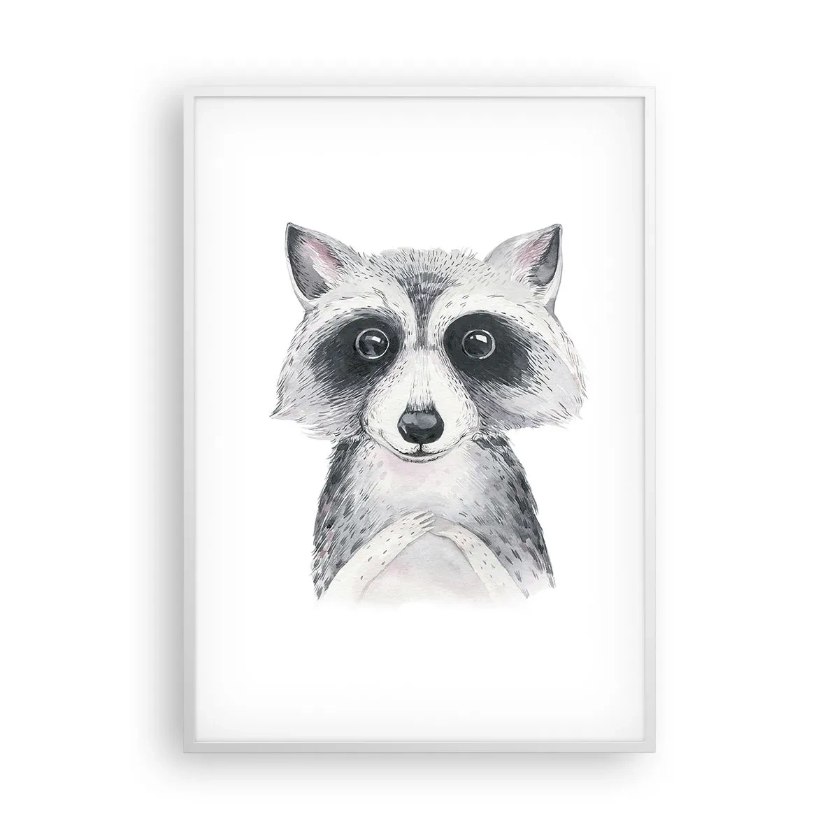 Affiche dans un cadre blanc - Poster - Un moment pour s'émouvoir - 70x100 cm