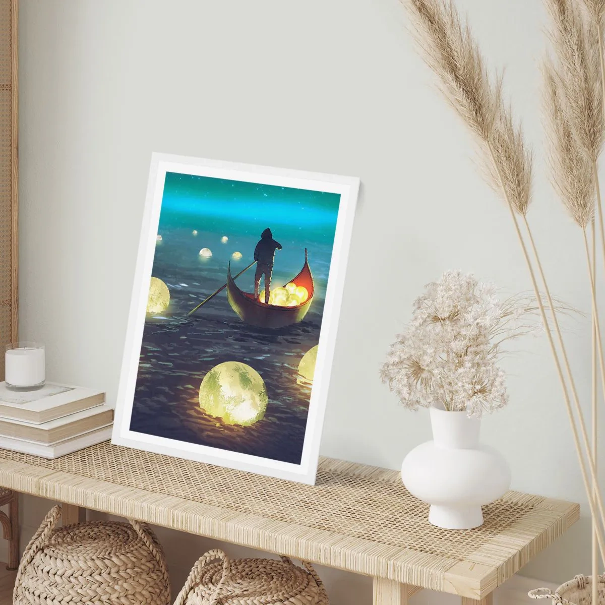 Affiche dans un cadre blanc - Poster - Des choses dont les philosophes n'ont jamais rêvé - 30x40 cm