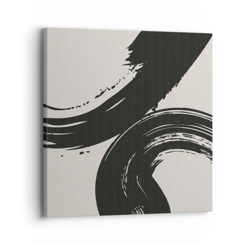 Impression sur toile - Image sur toile - Balayage circulaire - 30x30 cm