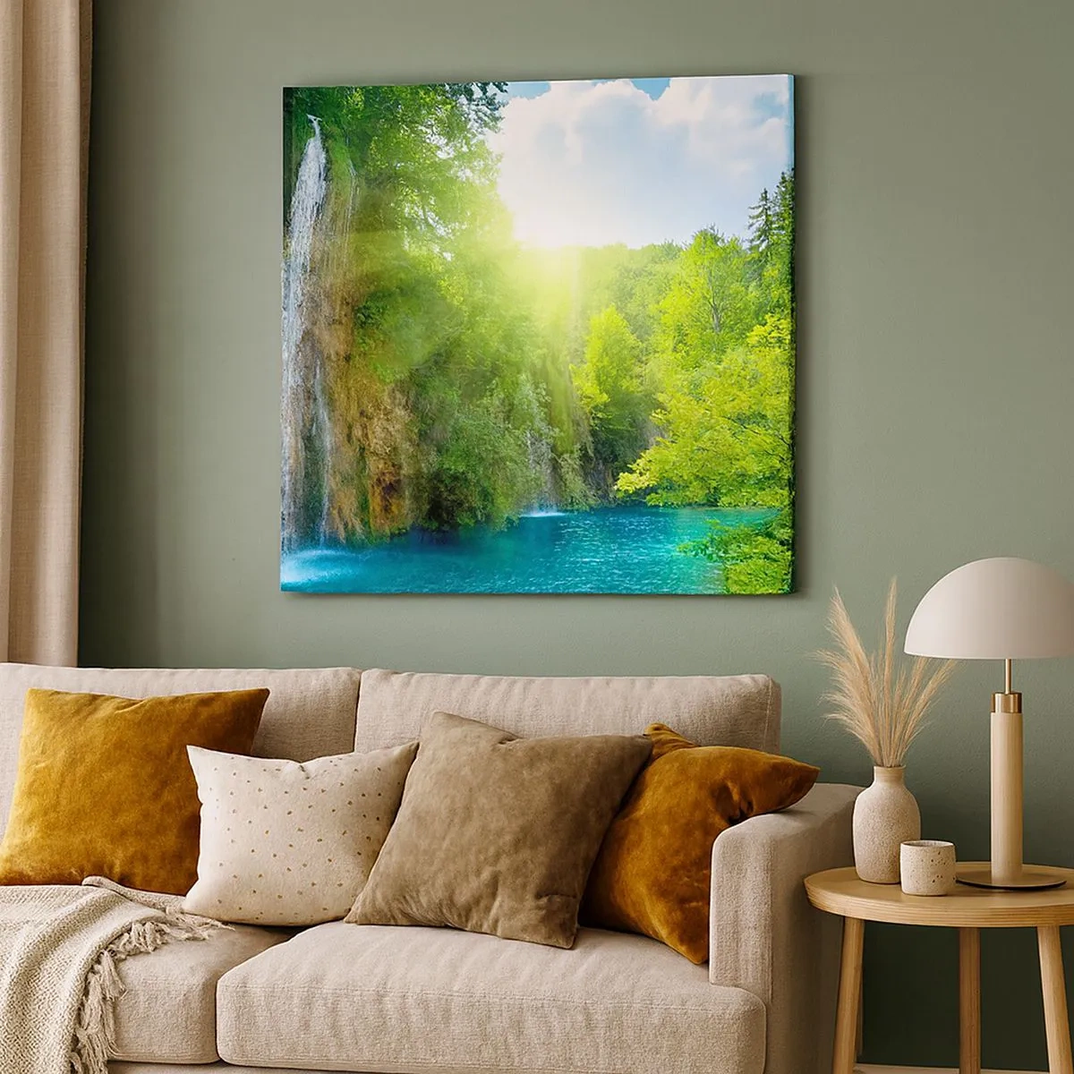 Impression sur toile - Image sur toile - Ce doit être le paradis ici - 30x30 cm