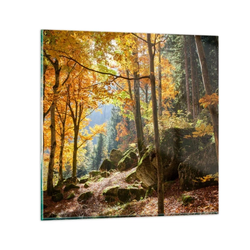 Impression sur verre - Image sur verre - Il est temps de se détendre - 70x70 cm