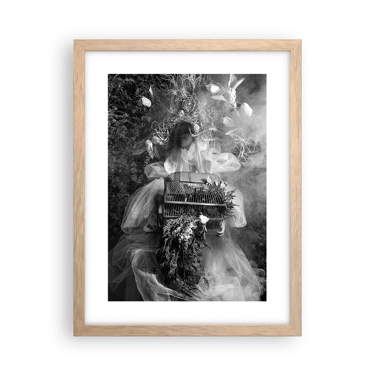 Affiche dans un chêne clair - Poster - Tout simplement Mère Nature - 30x40 cm