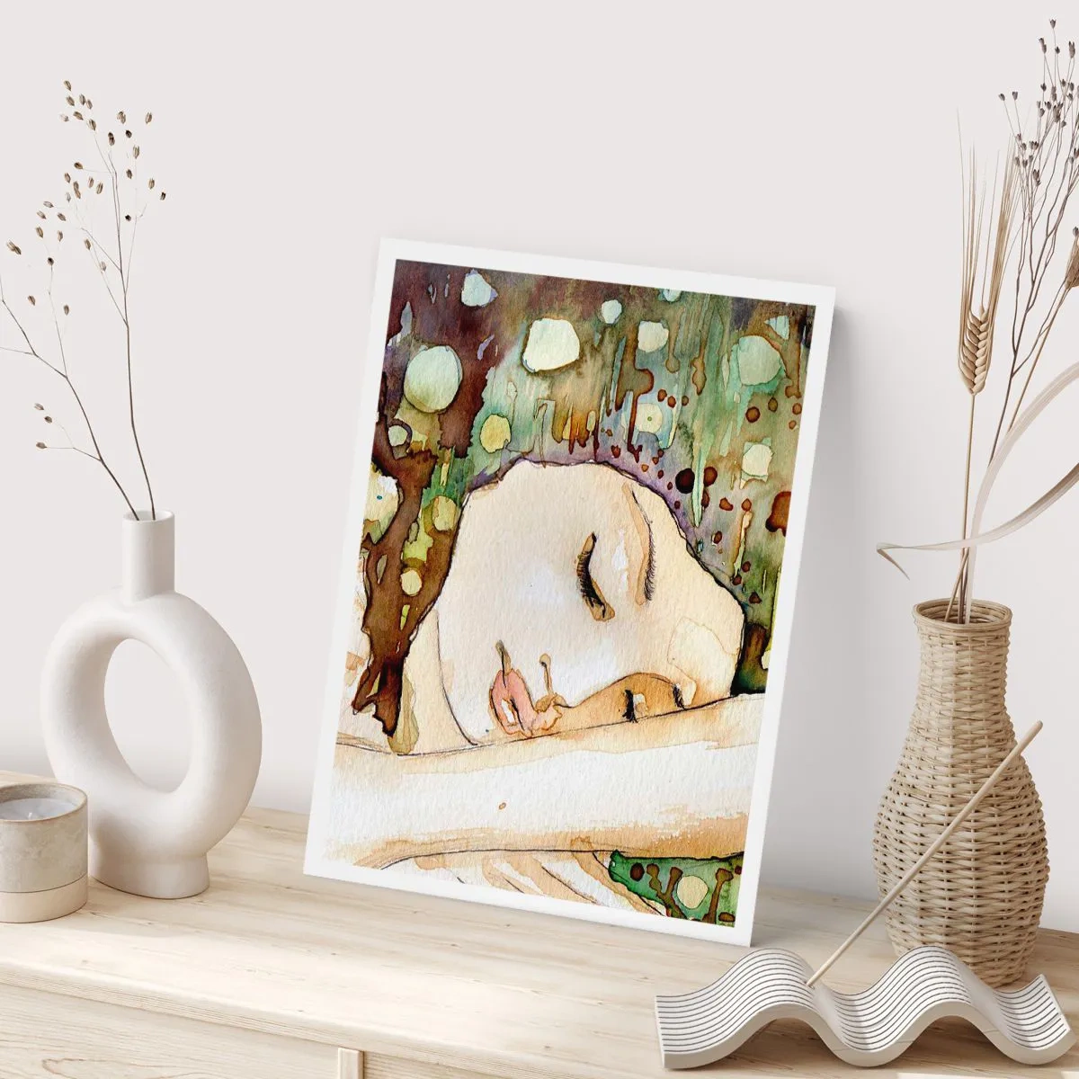 Affiche - Poster - Un rêve violet émeraude - 70x100 cm