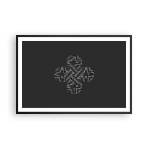 Affiche dans un cadre noir - Poster - Dans l'âme celtique - 91x61 cm