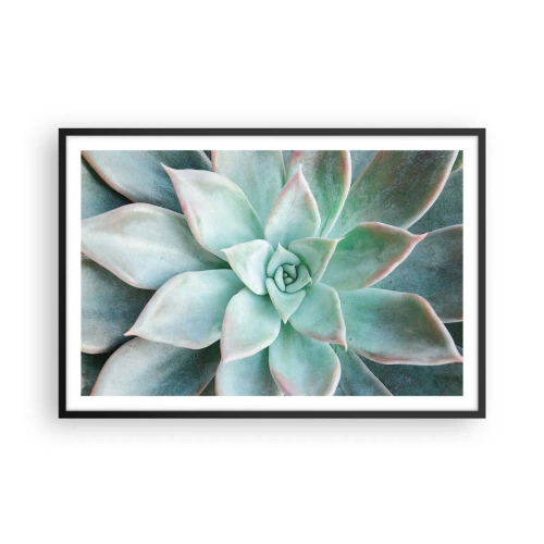 Affiche dans un cadre noir - Poster - Le coeur du désert - 91x61 cm