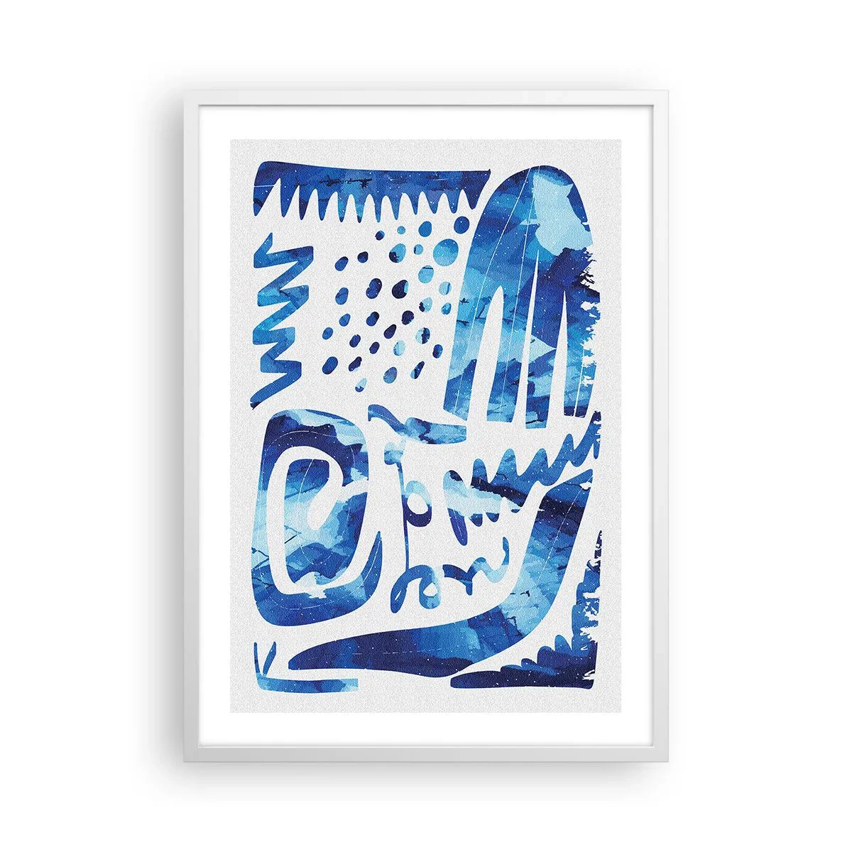 Affiche dans un cadre blanc - Poster - Retour aux racines - 50x70 cm