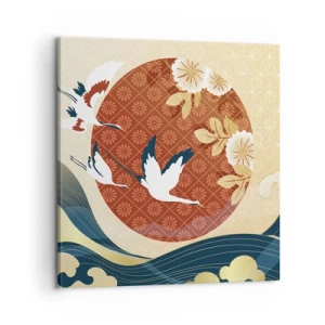 Impression sur toile - Image sur toile - Conte japonnais - 60x60 cm
