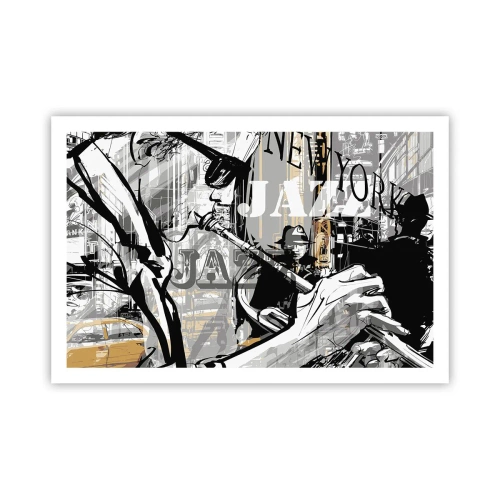 Affiche - Poster - Au rythme de New York - 91x61 cm