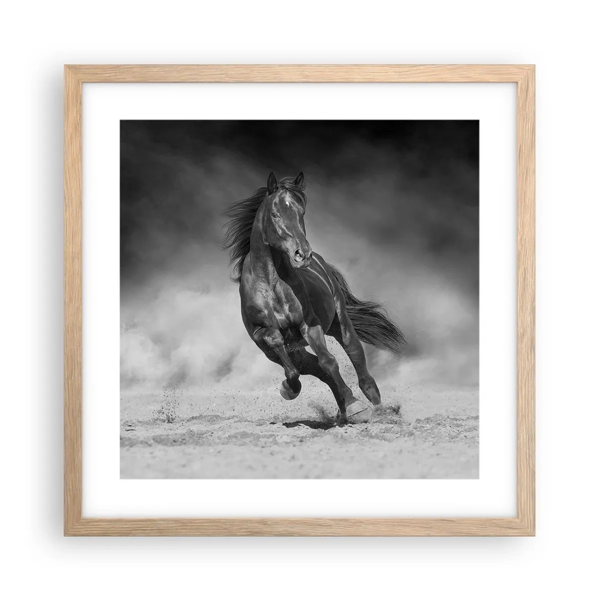 Affiche dans un chêne clair - Poster - Digne de l'émir lui-même - 40x40 cm