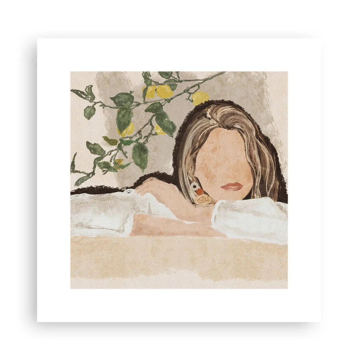 Affiche - Poster - La beauté du sud - 30x30 cm