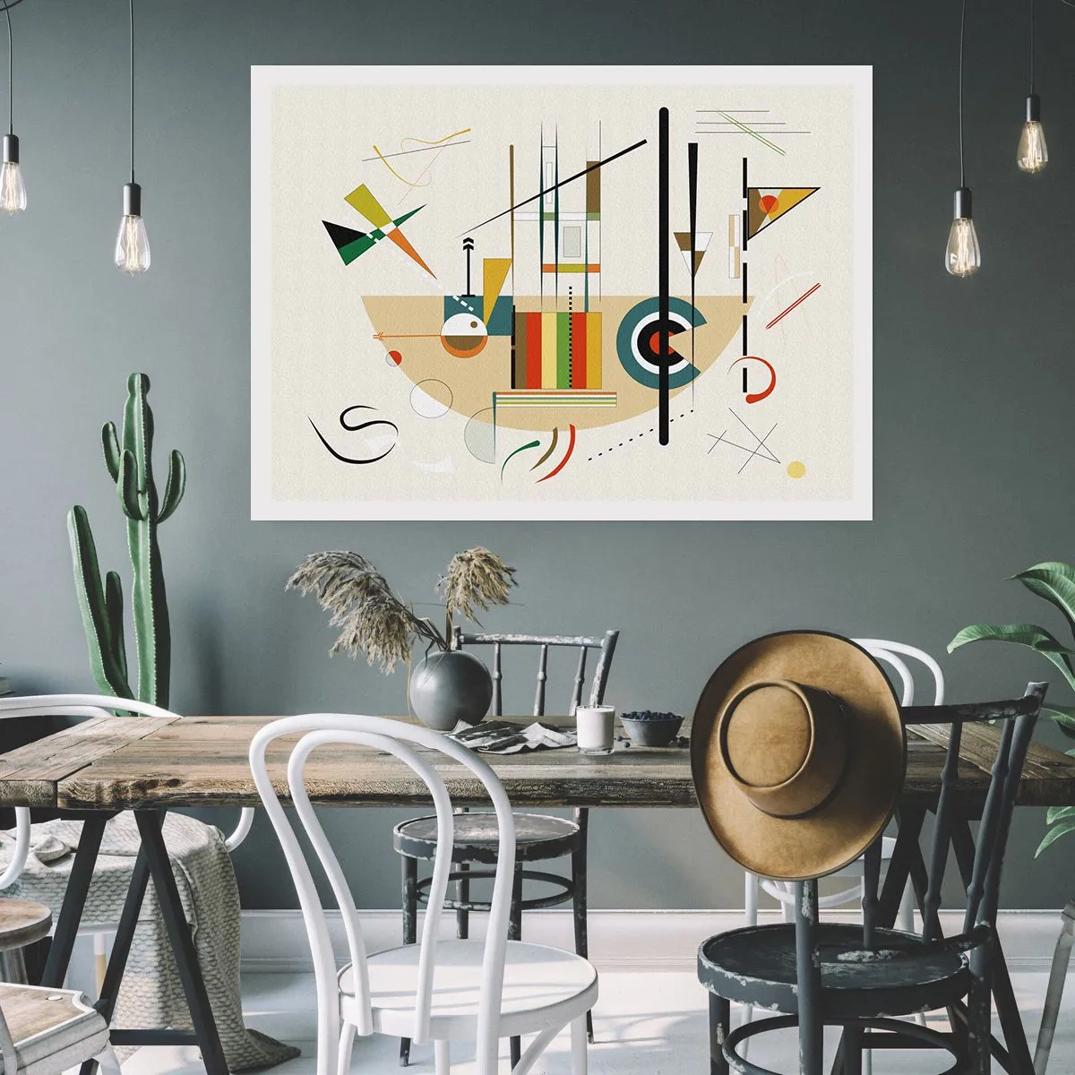 Affiche - Poster - Et le monde s’amuse - 50x40 cm