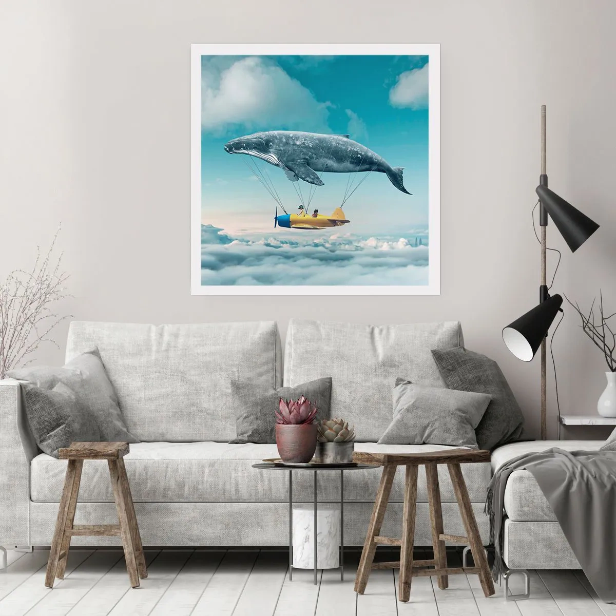 Affiche - Poster - Pourquoi pas? - 60x60 cm