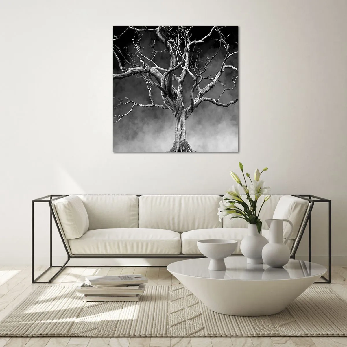 Impression sur verre - Image sur verre - Primordial et sacré - 50x50 cm