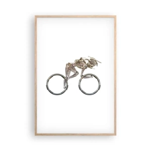 Affiche dans un chêne clair - Poster - Machine exceptionnelle - 61x91 cm