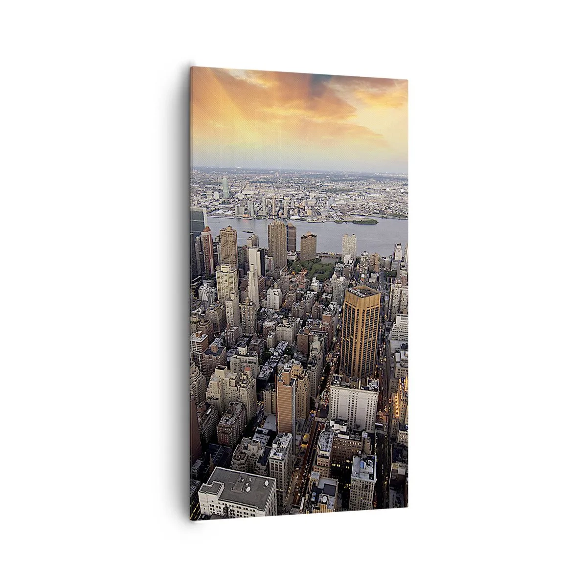 Impression sur toile - Image sur toile - Le cœur battant de notre époque - 65x120 cm