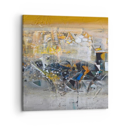 Impression sur toile - Image sur toile - Tout se met en place - 70x70 cm