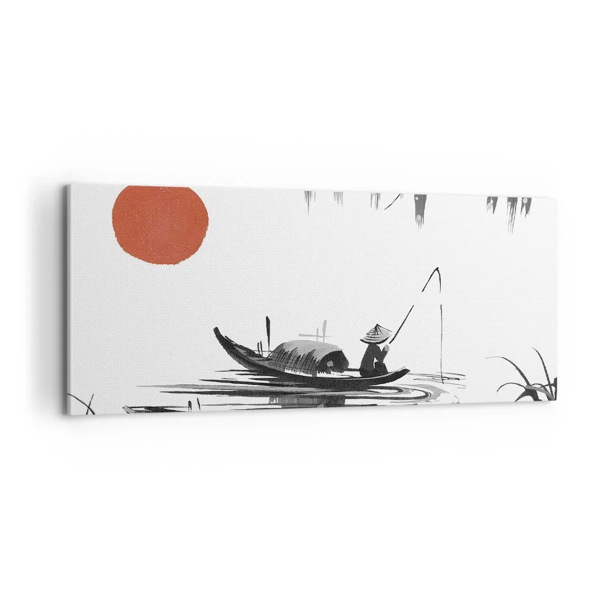 Impression sur toile - Image sur toile - Après-midi asiatique - 100x40 cm
