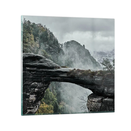 Impression sur verre - Image sur verre - L'aventure est sur le point de commencer - 50x50 cm