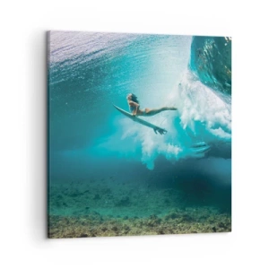 Impression sur toile - Image sur toile - Monde sous marin - 50x50 cm