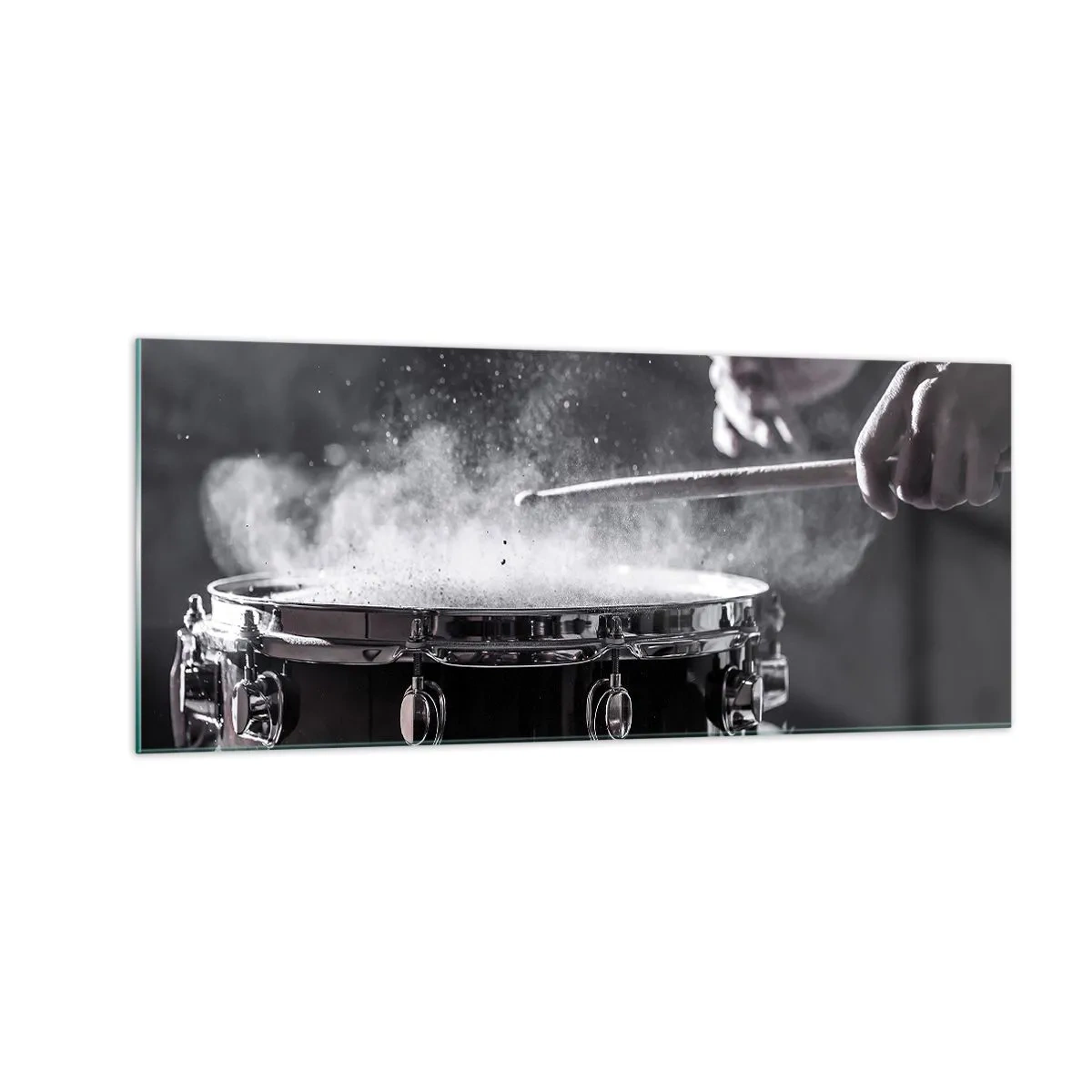 Impression sur verre - Image sur verre - Tempo de la musique - 100x40 cm