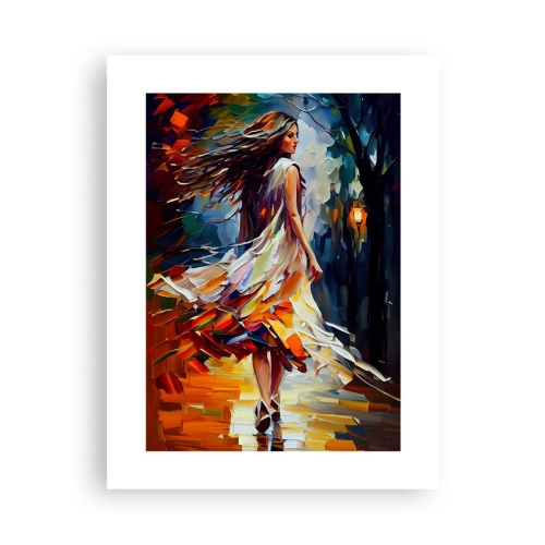 Affiche - Poster - La fille d'automne - 30x40 cm