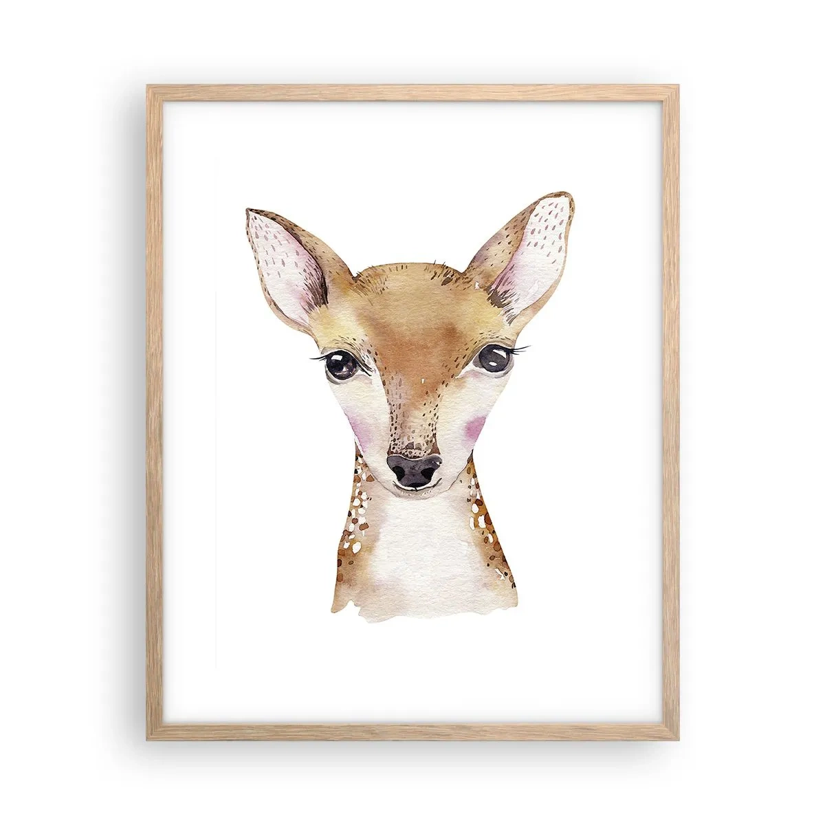 Affiche dans un chêne clair - Poster - L'innocence de la nature - 40x50 cm