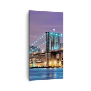Impression sur toile - Image sur toile - Depuis de nombreuses années le pont de Brooklyn - 65x120 cm