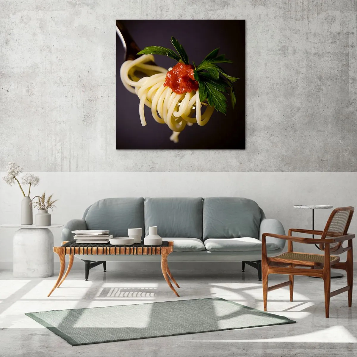 Impression sur verre - Image sur verre - Une bouchée savoureuse - 30x30 cm