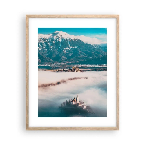 Affiche dans un chêne clair - Poster - Le début d'un conte de fées - 40x50 cm