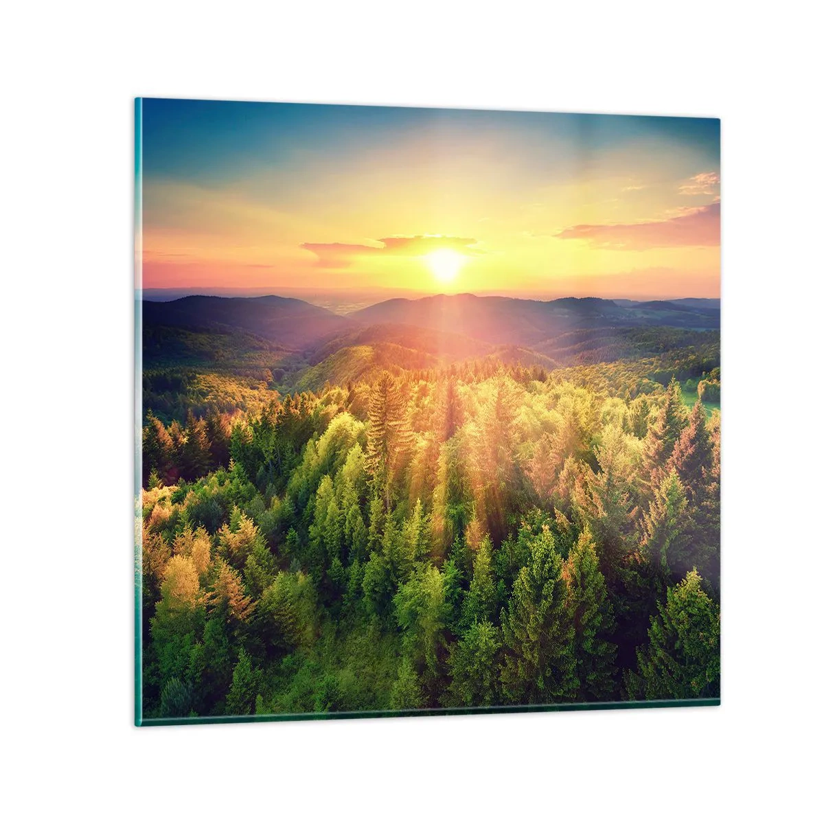 Impression sur verre - Image sur verre - Monts et sommets - 60x60 cm