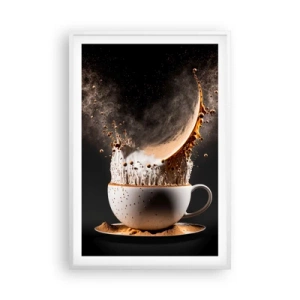 Affiche dans un cadre blanc - Poster - Une explosion de saveur - 61x91 cm