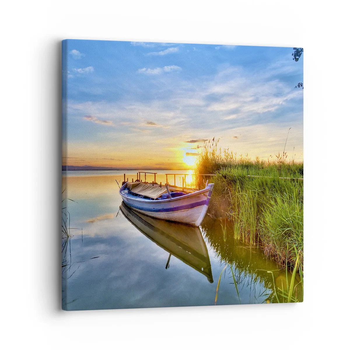 Impression sur toile - Image sur toile - La crique où les rêves deviennent réalité - 30x30 cm