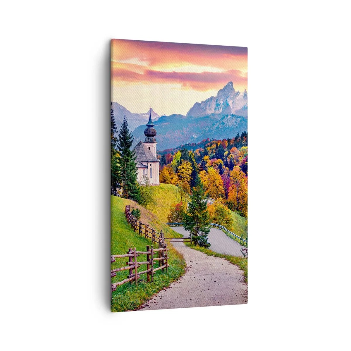 Impression sur toile - Image sur toile - Paysage comme peind - 45x80 cm