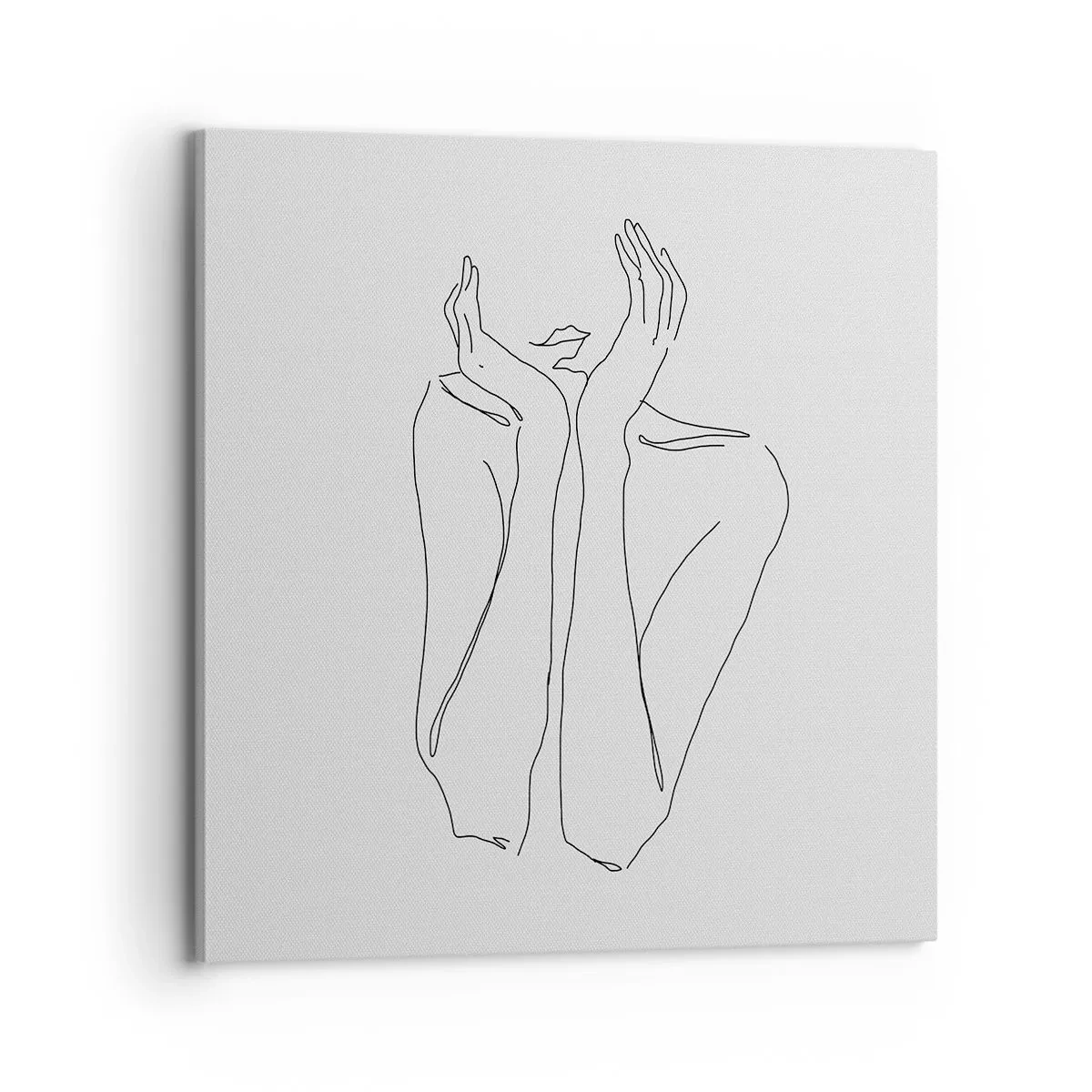 Impression sur toile - Image sur toile - De quoi rêvent les femmes - 70x70 cm