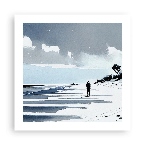 Affiche - Poster - Seul à seul - 50x50 cm