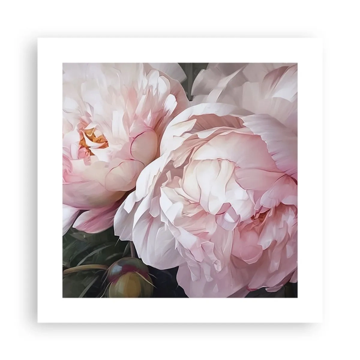 Affiche - Poster - Arrêté en pleine floraison - 40x40 cm