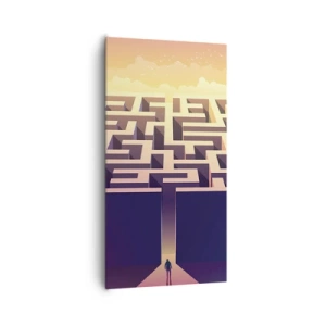 Impression sur toile - Image sur toile - Le temps de la décision - 65x120 cm