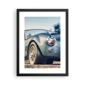 Affiche dans un cadre noir - Poster - Ce qui compte c'est le style - 30x40 cm