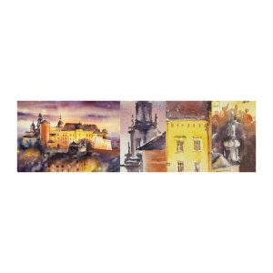 Échantillon de Papier Peint Premium Canvas - Histoire et conte de fées - Verrouillage, Classique, Architecture - 100x30 cm